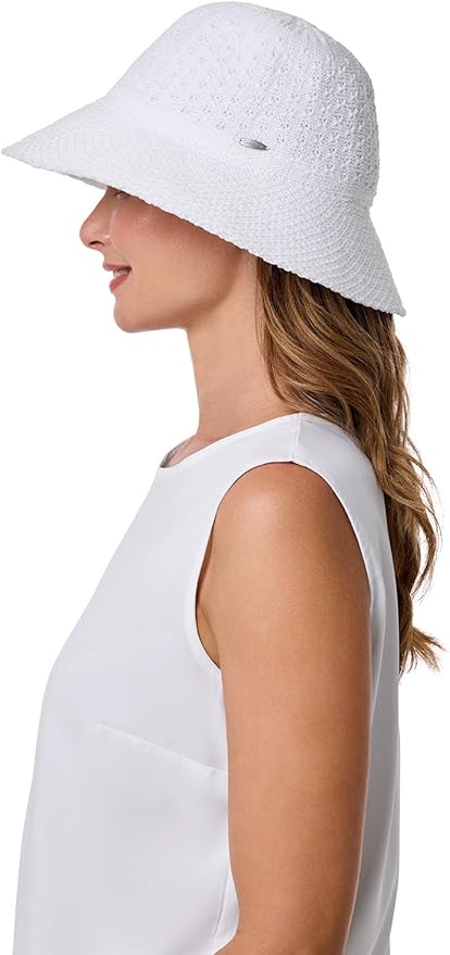Women's Bucket Hat - UPF 50 Sun Protection - Packable & Travel Friendly - Marina
