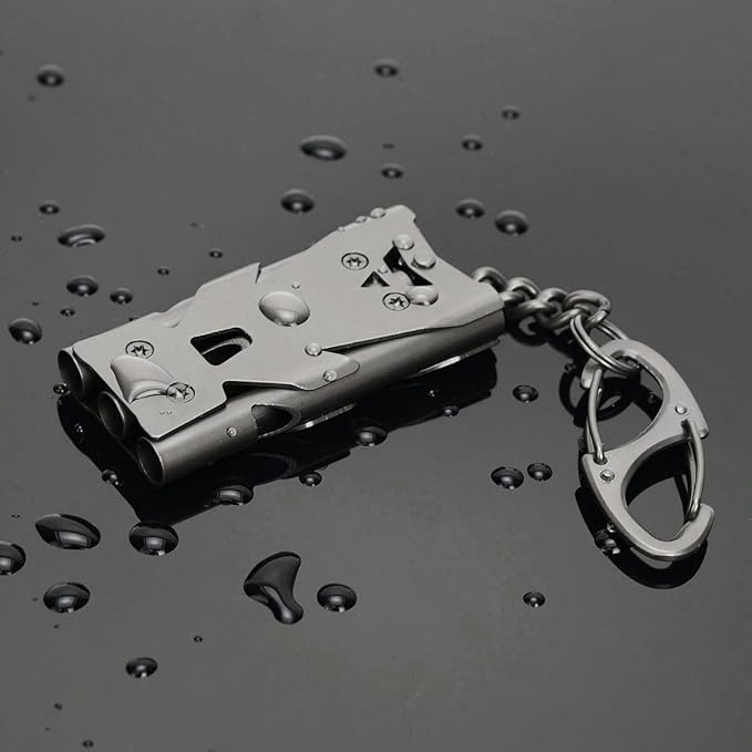 Whistle Emergency Whistles Keychain Rape Whistle Stainless Steel High Decibel Whistles … …