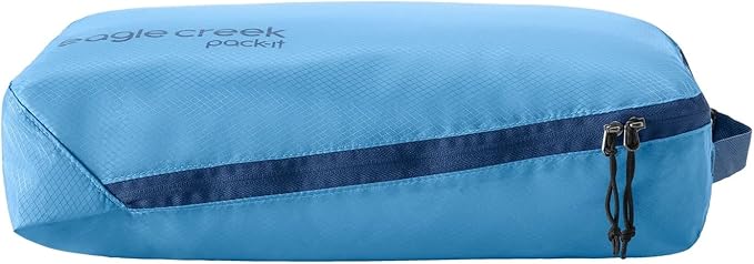 Eagle Creek Pack-It Starter Set - Includes S Isolate Cube, M Isolate Cube & L Pack-It Reveal Garment Folder - Lightweight Travel & Storage Essentials - Blue Dawn