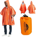 Emergency Survival Jacket – Disposable Rain Ponchos for Adults with Hood | Waterproof Ponchos for Women & Men | Compact Emergency Poncho for Travel, Outdoor Use, Camping & Survival Kits