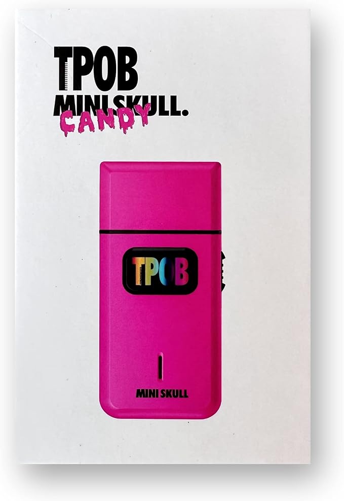 TPOB Mini Skull Single Shaver Compact Design That can fit in Your Pocket with a Turbo Charged Motor, Perfect for Both Professional and at-Home use (Candy)