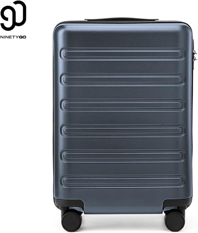 Carry on Luggage 22 X 14 X 9 Airline Approved, 20 Inch Luggage for 3-5 Days Travel, Double Spinner Wheels, 100% Hardshell PC, TSA Lock (09-Grey, Carry-On 20-Inch)