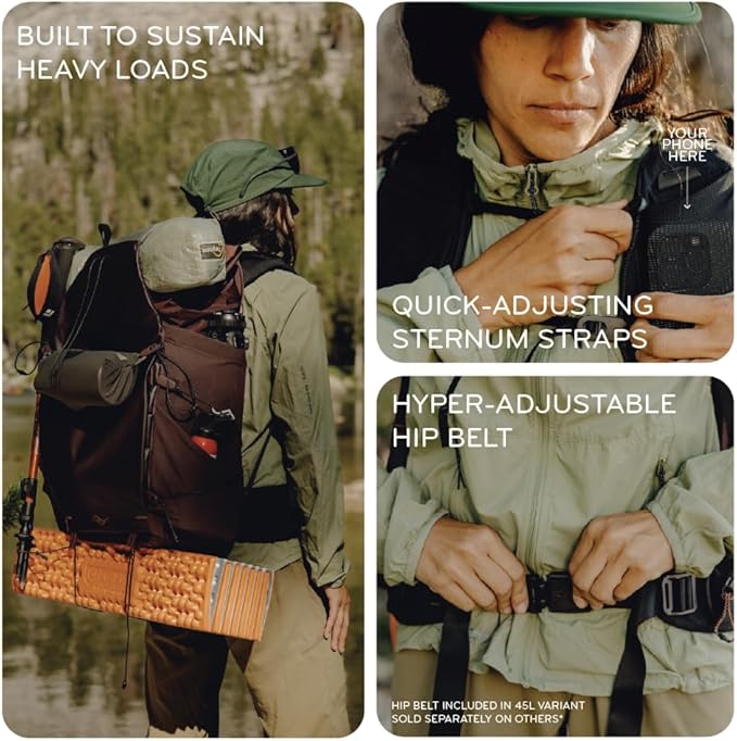 Peak Design Outdoor Backpack 25L, Cloud, Compact and Lightweight Frameless Daypack, Ultra Cinch Roll-Top Design, Ideal for Day Hikes, Camera Carry and Commuting, Versatile Backpack for Men and Women