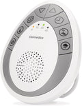 Homedics Rejuvenate Traveler White Noise Sound Machine, Portable Sound Machine with 4 Relaxing Sounds for Travel, Home, Nursery and Office, Auto Off Timer