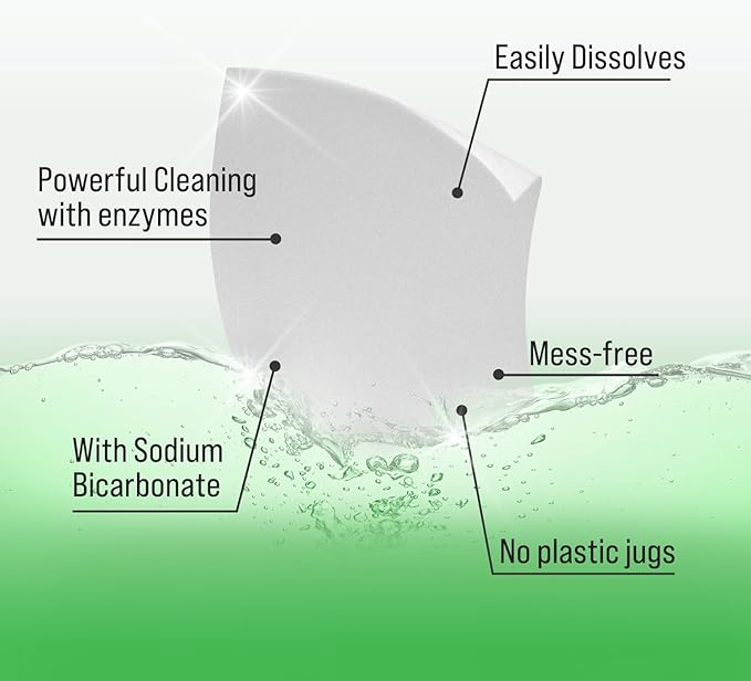 Rockin' Green Travel Laundry Detergent Sheets - Mess-Free Laundry Sheets Detergent Powerful Cleaning with Sodium Bicarbonate - Easily Dissolvable Laundry Soap Sheet (104 Loads, AC/DSea Breeze)