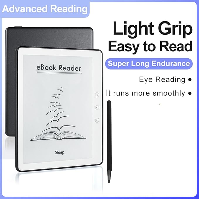 eReader 5.76 Inch Touchscreen ComfortLight, 16GB of Storage, Dark Mode Option Audiobooks Eye Friendly E Reader