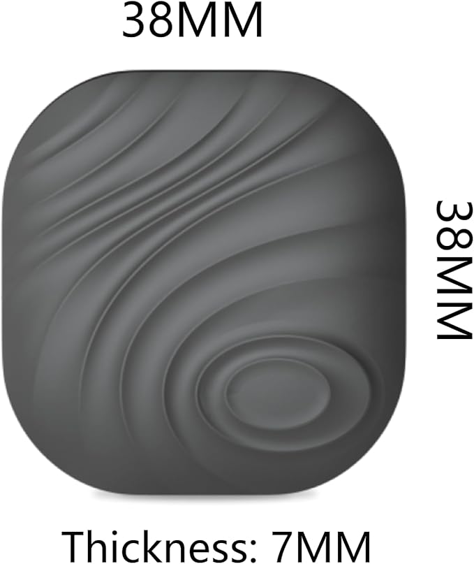 Smart Key Finder - Only iOS(Not for Android) - Bluetooth Smart Key Tracker Tag - Work for Apple Find My - Keep Track of The Items That Matter Most (2-White & 2-Coffee)