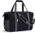Narwey 18x14x8 Inches Travel Bag Spirit Airlines Frontier Personal Item Bag, Travel Duffel With Wet Pocket Carry on Bag for Airplane Underseat Duffle Overnight for Women and Men (Black)
