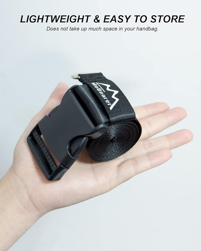 Car Seat Travel Belt to Suitcase,Car Seat Travel Strap to Convert Kid Car Seat and Carry-on Luggage into an Airport Car Seat Stroller,Safe Travel Solution for Transport