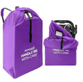reperkid Large Stroller Bag for Airplane Travel, Purple, 47" H x 24" W x 15" D, Fits Most Large, Single, Double, Jogging Strollers – Premium Waterproof Cover, Adjustable Shoulder Straps