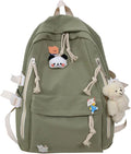DUSLANG Laptop Backpack For Women Men Travel Daypack, Green
