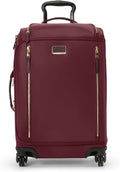 TUMI - Voyageur Leger 4 Wheeled Luggage - Women's Lightweight and Spacious, Sleek Silhouette, Durable Premium Suitcase - 21.8" International Expandable Carry-On, Wine