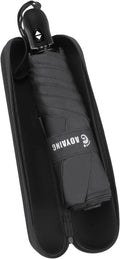 GAOYAING Compact Automatic Travel Umbrella with Case, Mini Small Folding Sun UV, Pocket Purse Umbrella