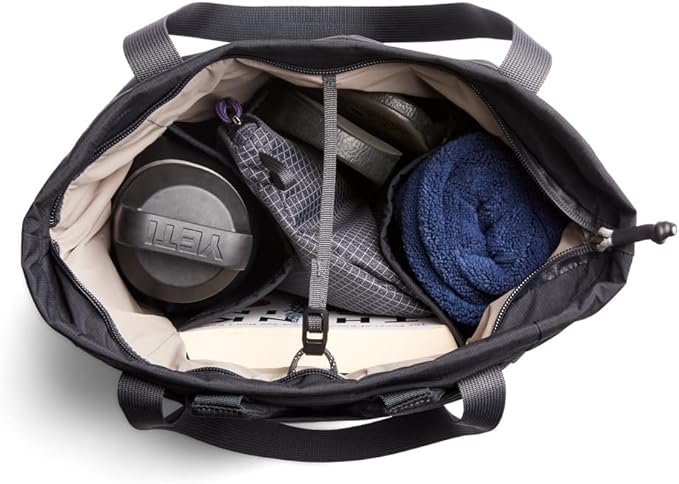 Bellroy Lite Totepack (18 liter lightweight tote bag and backpack, for beach, travel and every day) - Black