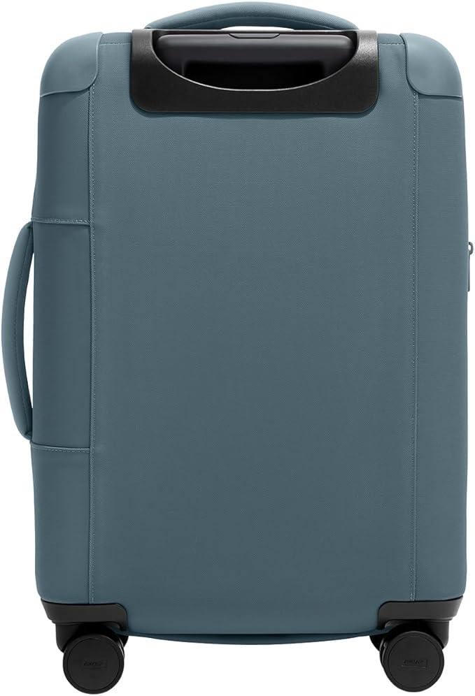 Away Softside Carry-On Suitcase, 22 Inch Lightweight, Expandable High-Strength Nylon Luggage With Spinner Wheels, Meets Requirements for Most Major Airlines, Coast Blue