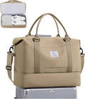 Travel Duffel Bag, Sports Tote Gym Bag, Shoulder Weekender Overnight Bag for Women