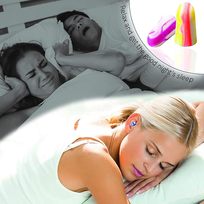 MOLDEX Sparkplugs Soft Foam Earplugs 50 Pairs Ear Plugs for Sleeping, Snoring, Work, Travel, Shooting - 33dB Highest NRR Made in USA