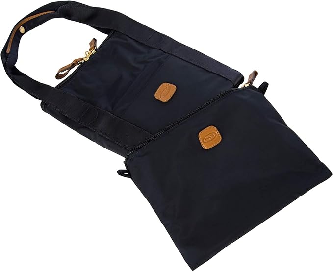 Bric's X-Bag/X-Travel 2.0 Folding Duffel Bag - 18" Carry On and Overnight Travel Bag - Navy
