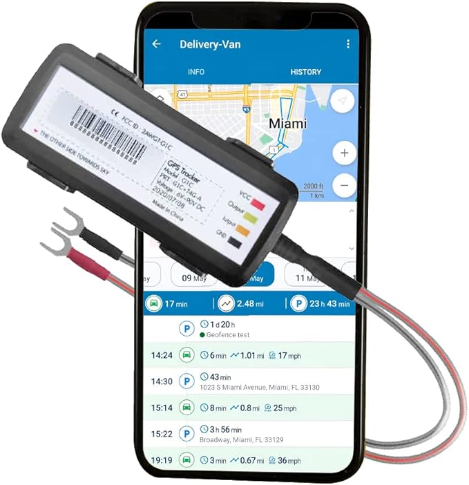 GPS7000-4G Hidden GPS Tracker for Vehicles | 30 Days of Service Included | Easy Self-Installation | After The 30 Days Included in The Service, You can Choose to Subscribe | No Hidden Fees