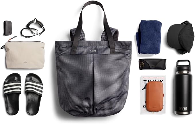 Bellroy Lite Totepack (18 liter lightweight tote bag and backpack, for beach, travel and every day) - ArcadeGray