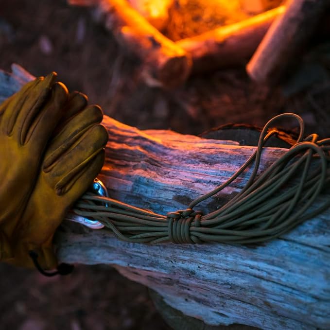 TOUGH-GRID 750 Paracord Rope Nylon Parachute Cord, Made in USA Survival Kit, Outdoor Adventures, Camping, Tactical Gear & Emergency Supplies, Military Type IV Mil-Spec