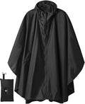 SaphiRose Unisex Rain Poncho Raincoat Hooded for Adults Women with Pockets