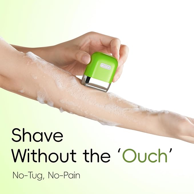 yoose Electric Razors for Women, IPX7 Alloy Body Bikini Trimmer for Women (USB-C, Trimmer Comb, Multi Shaving Modes), Portable Size, Cyber Green