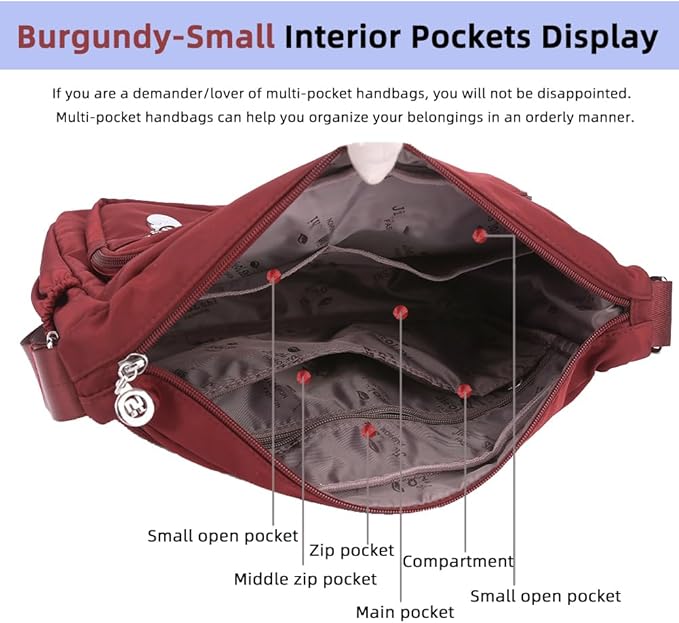 MINTEGRA Women Shoulder Handbag Roomy Multiple Pockets Bag Ladies Crossbody Purse Fashion Tote Top Handle Satchel