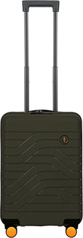 Bric's B|Y Ulisse Spinner Carry-On Suitcase, Lightweight Expandable Hard Shell Luggage with TSA Lock and Smooth 360° Wheels 21 Inch – Olive