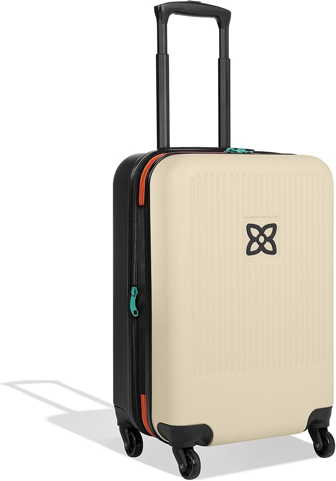 Sherpani Meridian, 22 Inch Carry On Luggage Airline Approved, Rolling Hardside Suitcase 22x14x9, Travel Luggage for Women, Expandable Suitcase, Travel Gift (Bluff)