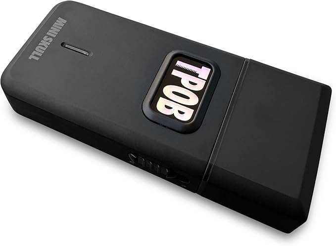 TPOB Mini Skull Single Shaver Compact Design That can fit in Your Pocket with a Turbo Charged Motor, Perfect for Both Professional and at-Home use (Black)