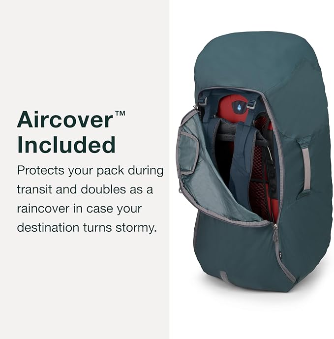 Osprey Farpoint Trek 75L Men's Travel Backpack, Black