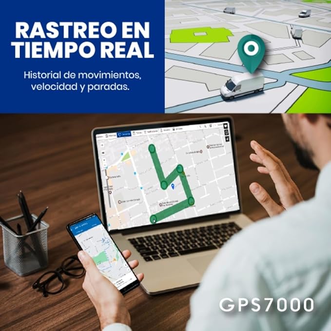 GPS7000-4G Hidden GPS Tracker for Vehicles | 2 Years of Service Included | Easy Self-Installation | After The 2 Years Included in The Service, You can Choose to Subscribe | No Hidden Fees