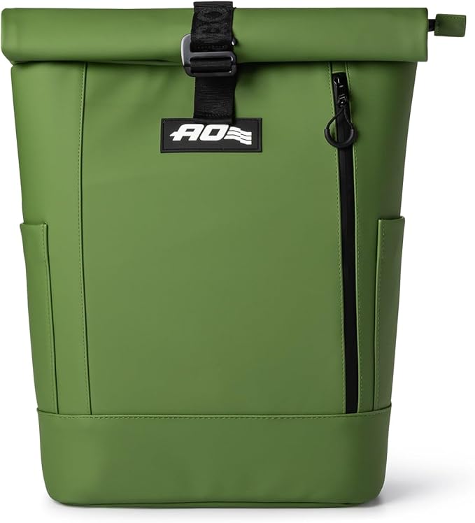 AO Coolers Nomad Backpack Cooler, Waterproof Roll-Top, Insulated