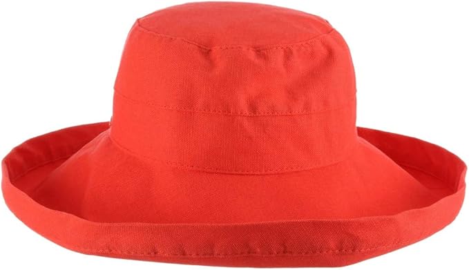 Scala Women's Cotton Hat with Inner Drawstring and Upf 50+ Rating