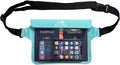 DRLOKPAK Waterproof Waist Bag Pouch Fanny Pack Bum Bag with Secret Holder Keeps Your Phone Kindle Wallet Watch & Valuables Dry - Perfect for Surf Canoe Swim Snorkel Dive Beach Pool(Lime Green)