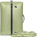 BAGAIL TPU Vacuum Bag for Travel, Reusable Compression Bag with IPX8 Waterproof Zipper, Save Space for Suitcase, Backpack and Carry on (Green, ExtraLarge, No Pump)