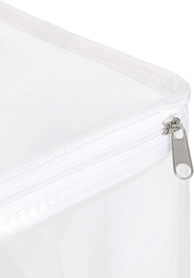 Amazon Basics Clear Zippered Organizers, 3-Pack