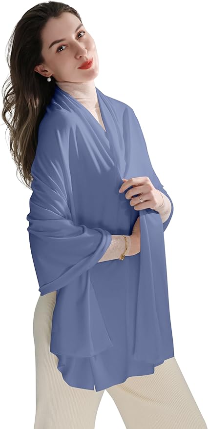 VENVSBEE Shawl Wraps for Women, Travel Scarf Soft Blanket Wrap Pashmina Travel Accessory for Airplane