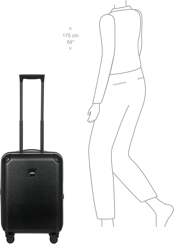 Bric's Amalfi 21" Spinner Luggage Lightweight Expandable Suitcase Carry-On Approved