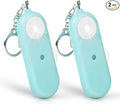 Personal Safety Alarm for Women - 2 Pack 130dB Self Defense Keychains Siren Whistle & LED Strobe Light - Emergency Security Safe Protection Devices for Kids Elderly