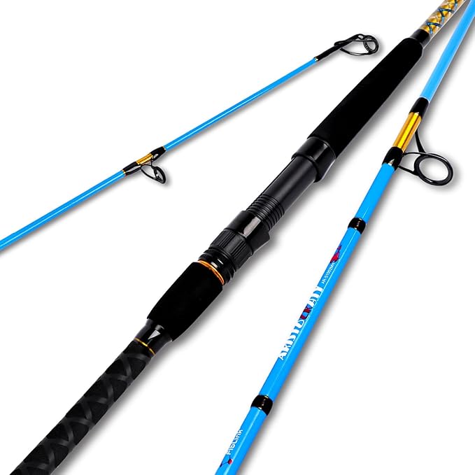 Fiblink Surf 2-Piece/3-Piece/4-Piece Fishing Rod Spinning/Casting Carbon Fiber Travel Fishing Rod (9ft/10ft/12ft)