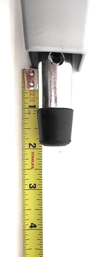 Pacific Doorware Heavy Duty Spring Loaded Step Down Push On Door Holder/Stopper (1, Aluminum)