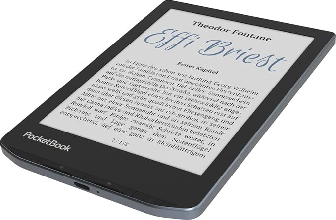 PocketBook Verse Pro Color | Super Thin and Compact 6" e-Reader | Color Screen E Ink Kaleido™ 3 – Eye-Safe and Glare-Free | Text-to-Speech & Bluetooth | Audiobooks | SMARTlight | IPX8 Waterproof