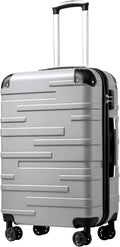 Coolife Luggage Suitcase Carry-on Hardside Travel Luggage TSA Lock Spinner Telescopic Handle