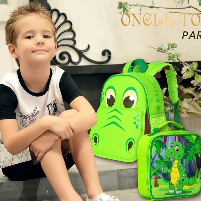 CCJPX Toddler Backpack for Boys Girls, Dinosaur Unicorn Cat Preschool Bookbag Kindergarten Cute School Bag