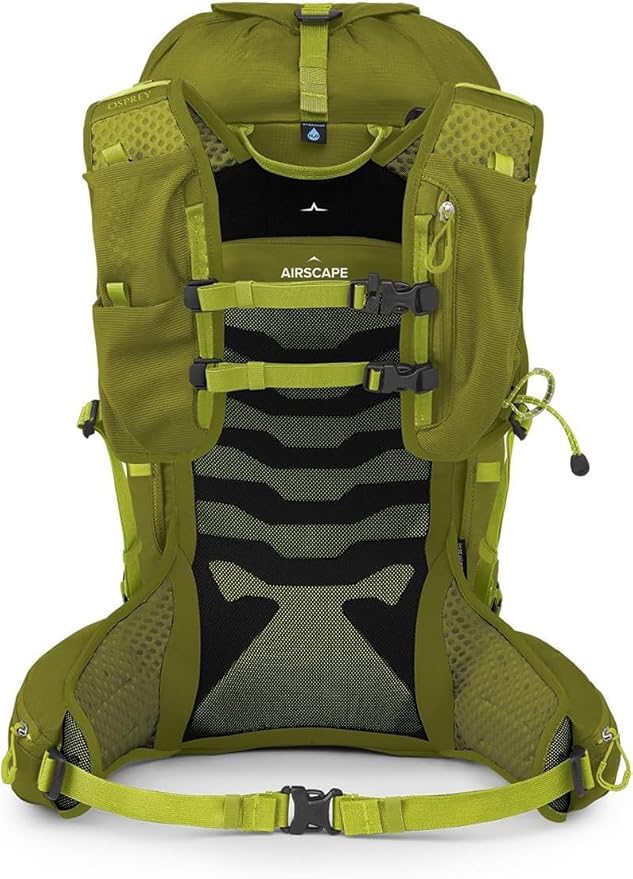 Osprey Talon Velocity 30L Men's Hiking Backpack, Matcha Green/Lemongrass, L/XL