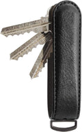 Jibbon Italian Premium Leather Key Organizer - Stylish Key Holder with Marine Grade 316 Stainless Steel, Compact EDC Keychain