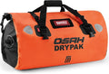 Waterproof Duffel Bag - Motorcycle Dry Bag Tail Bag with Large Storage Space, Waterproof Luggage Duffle Bags with Outer Mesh Zipper Pocket for Camping, Kayaking, Fishing & Traveling