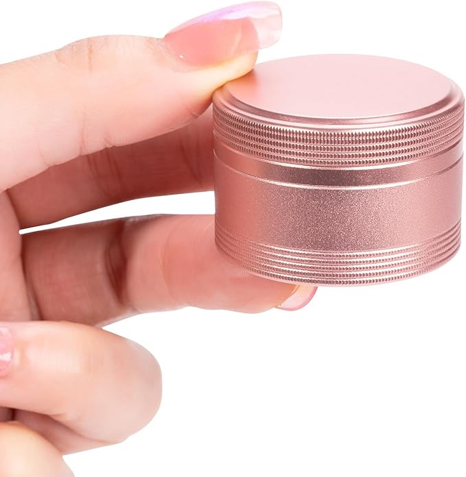 Small Metal Pill Box Pill Container - Waterproof Travel Pill Case for Purse Pocket, Portable Single Round Medecine Organizer Daily Vitamin Medication Pill Holder Pink